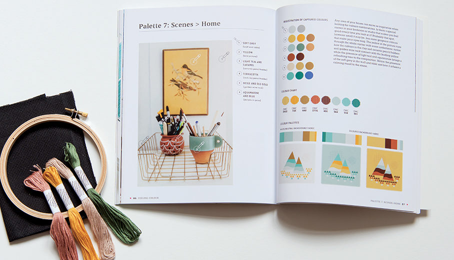 Needlework Books Guide - KOEL Magazine Color Confident Stitching Karen Barbé